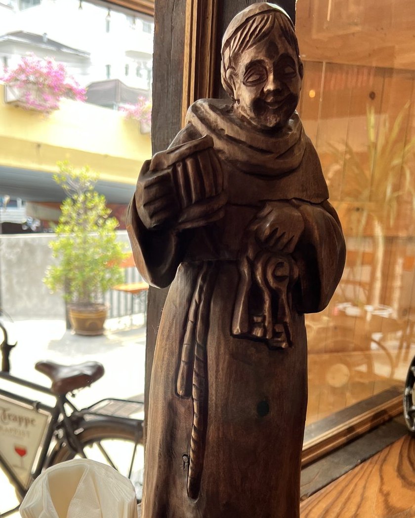 Trappist-inspired detail at BREW